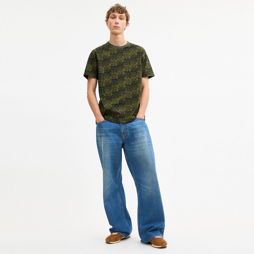 CAMO SIGNATURE CLASSIC T-SHIRT IN ORGANIC COTTON