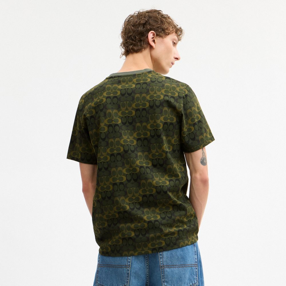 CAMO SIGNATURE CLASSIC T-SHIRT IN ORGANIC COTTON