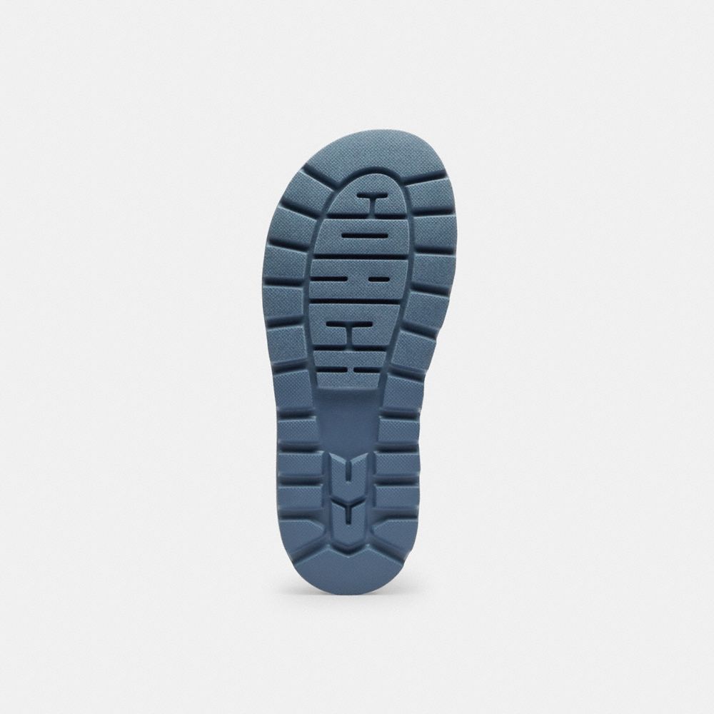 BRYNN SANDAL IN CRYSTAL SIGNATURE DENIM