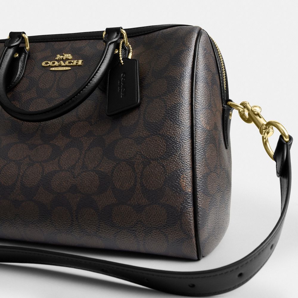 ROWAN LARGE SATCHEL BAG IN SIGNATURE CANVAS