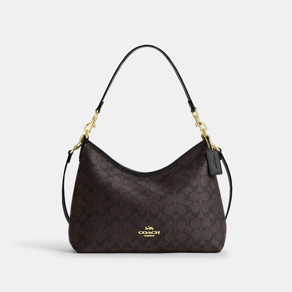 LAUREL SHOULDER BAG IN SIGNATURE CANVAS