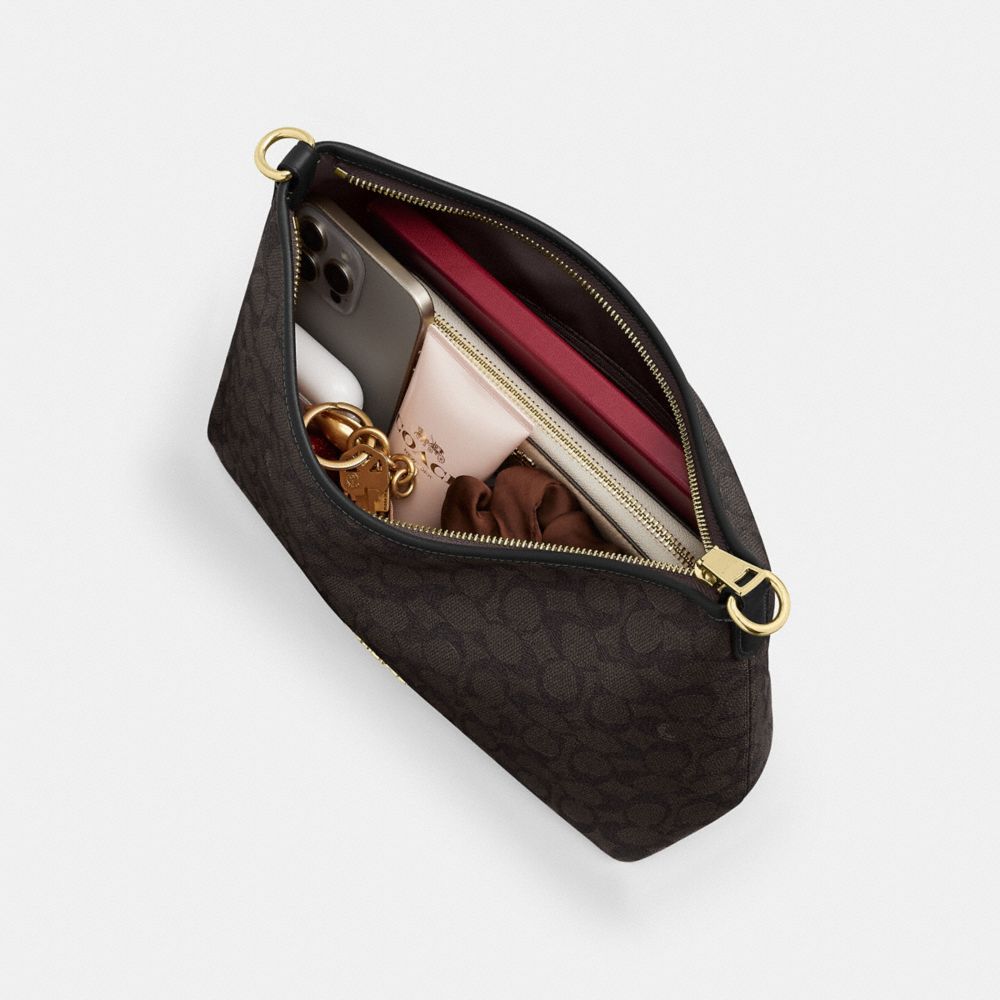LAUREL SHOULDER BAG IN SIGNATURE CANVAS