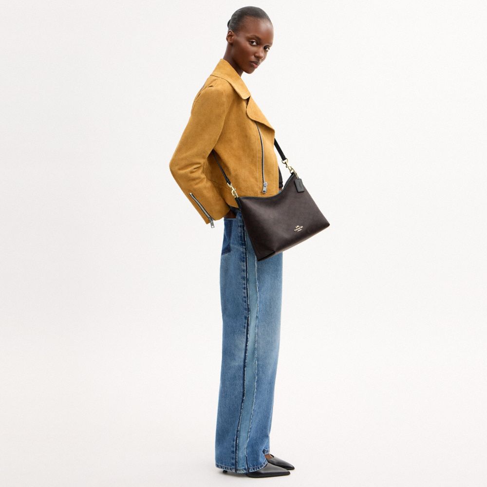 LAUREL SHOULDER BAG IN SIGNATURE CANVAS