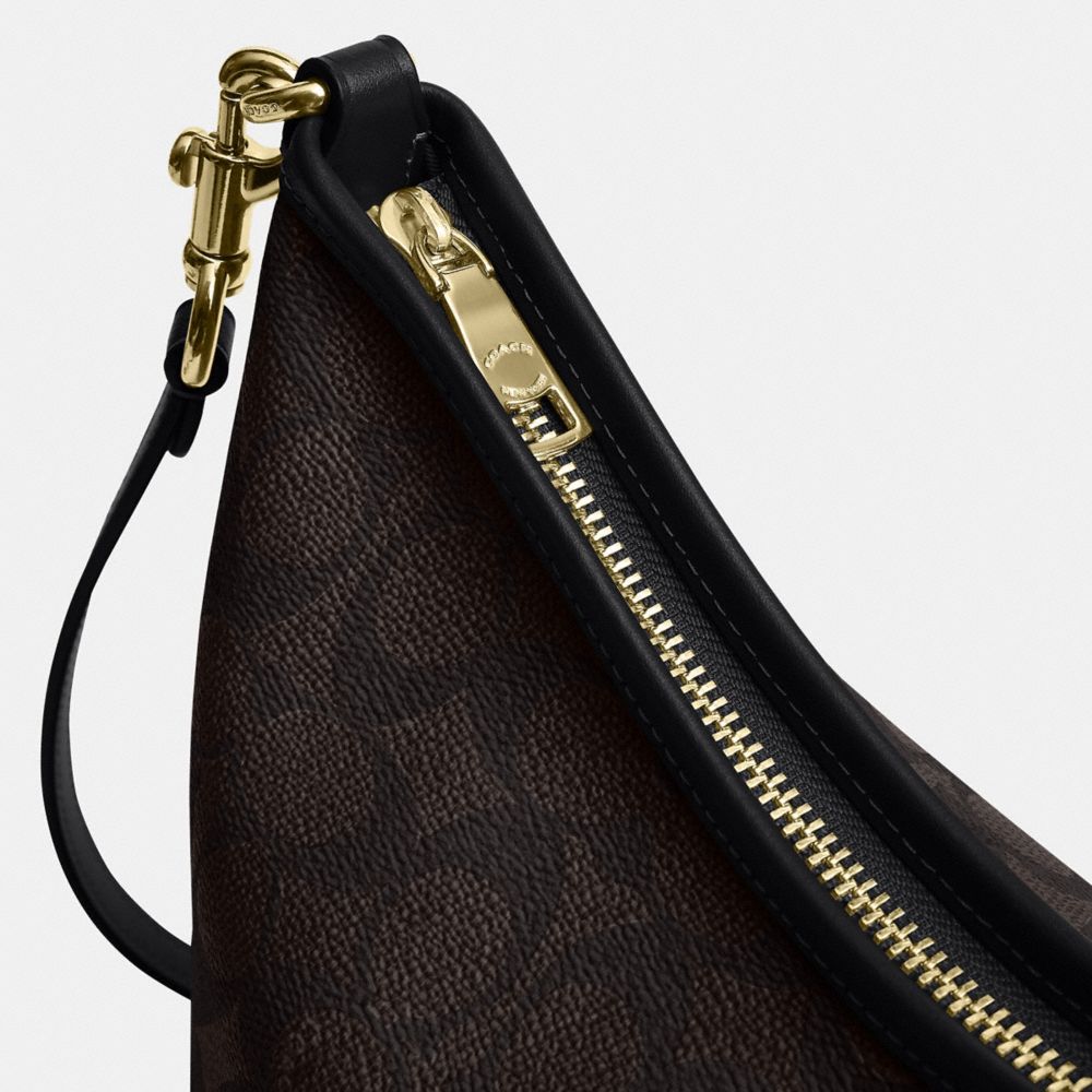 LAUREL SHOULDER BAG IN SIGNATURE CANVAS