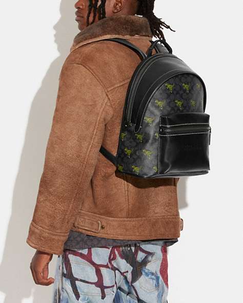 CHARTER BACKPACK IN SIGNATURE CANVAS WITH REXY PRINT