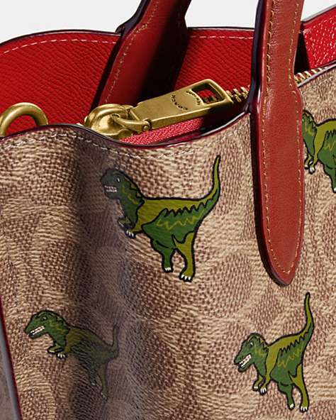 WILLOW TOTE 24 IN SIGNATURE CANVAS WITH REXY PRINT