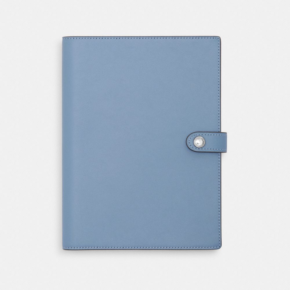 COACH CF151 Notebook SILVER/CORNFLOWR/FIELD FLORA
