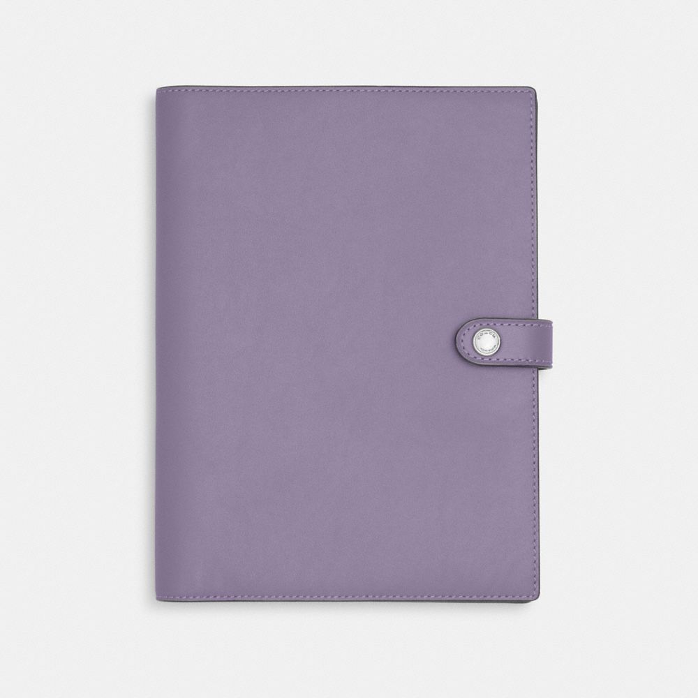 COACH CF151 Notebook SILVER/LIGHT VIOLET