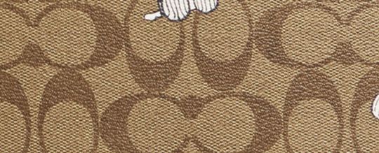 COACH X PEANUTS CITY TOTE IN SIGNATURE CANVAS WITH SNOOPY WOODSTOCK PRINT