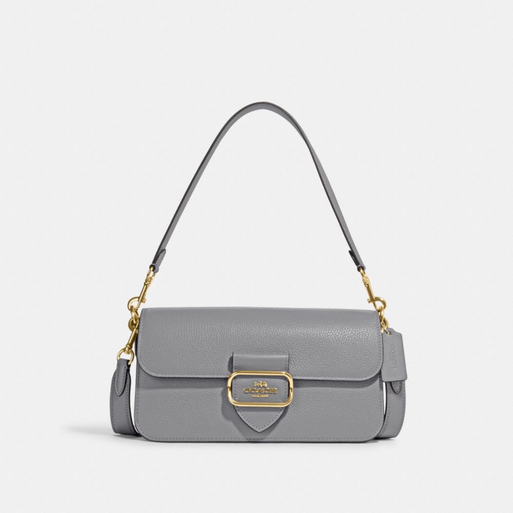 COACH CF315 Morgan Shoulder Bag Gold/Granite