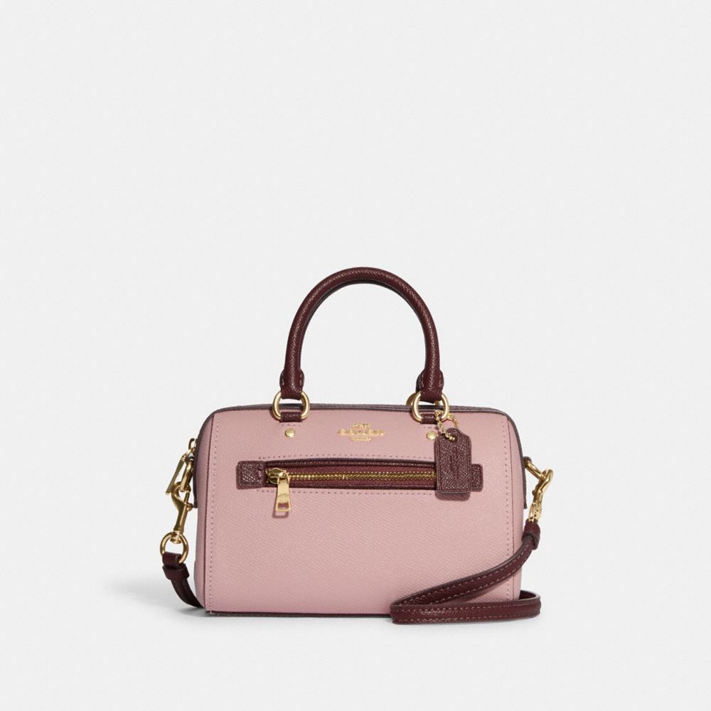 Coach Mini Rowan Crossbody With Puffy Diamond Quilting Light Pink CJ52 –  LussoCitta