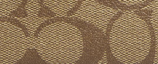 MINI CALLY CROSSBODY IN SIGNATURE CANVAS WITH VARSITY MOTIF