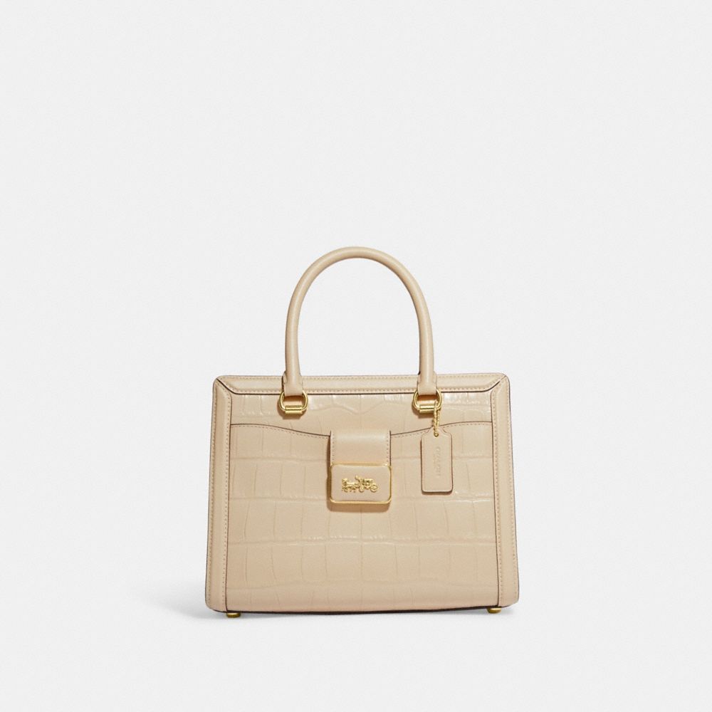 COACH CF389 Grace Carryall GOLD/IVORY