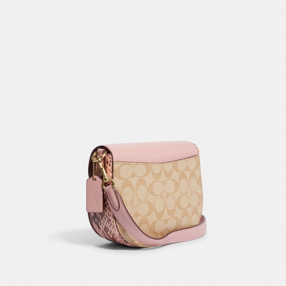 MORGAN SADDLE BAG IN SIGNATURE CANVAS