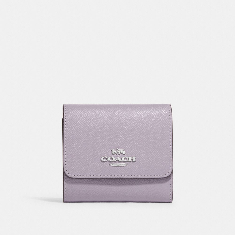 COACH CF427 Small Trifold Wallet SILVER/MIST