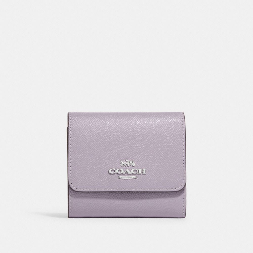 COACH CF427 Small Trifold Wallet Silver/Mist