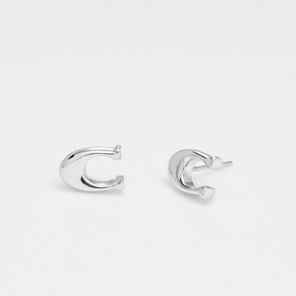 CF451 - Signature Stud Earrings Silver