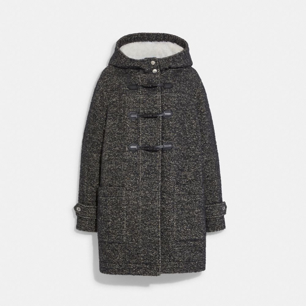 Duffle Wool Coat - CF483 - DARK GREY