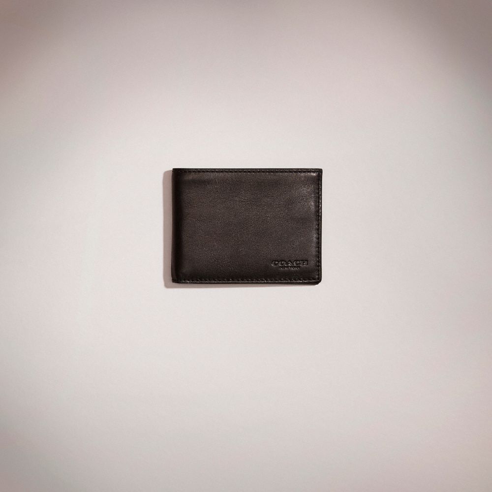 CF495 - Restored Slim Billfold Wallet Black
