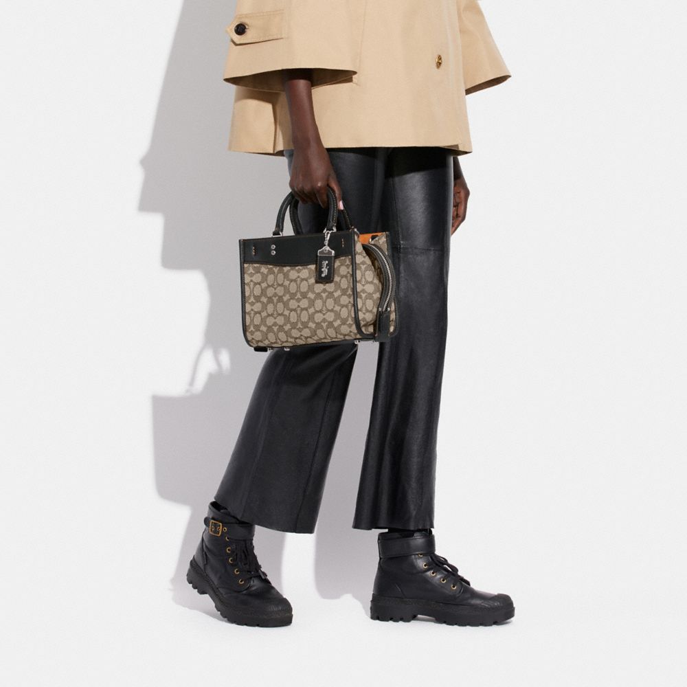 ROGUE 25 經典 SIGNATURE 緹花面料手袋