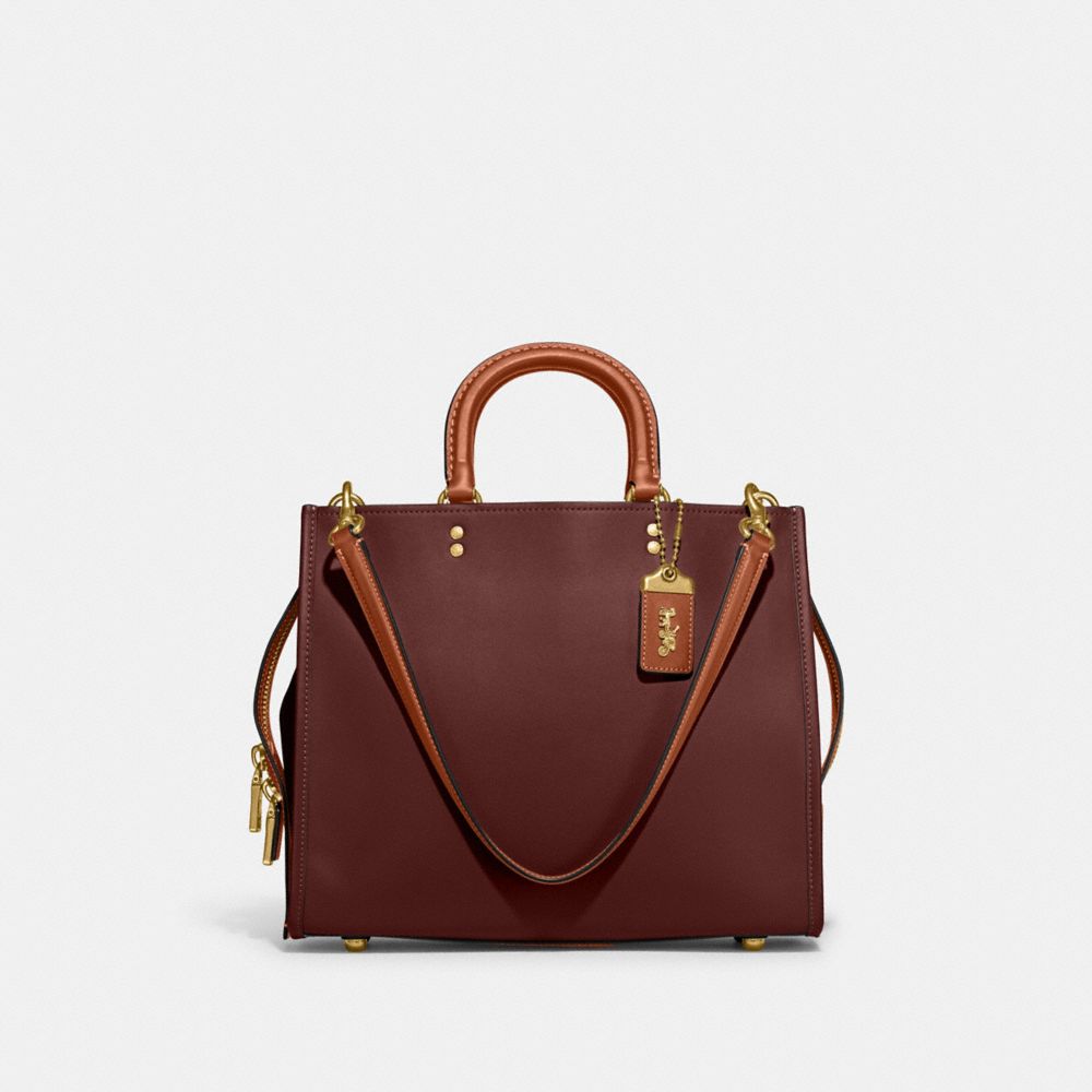 COACH CF593 Rogue In Colorblock Brass/Wine Multi