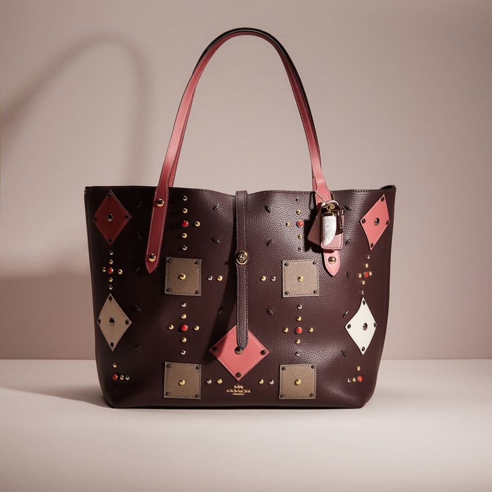 CF631 - Upcrafted Market Tote Gold/Oxblood