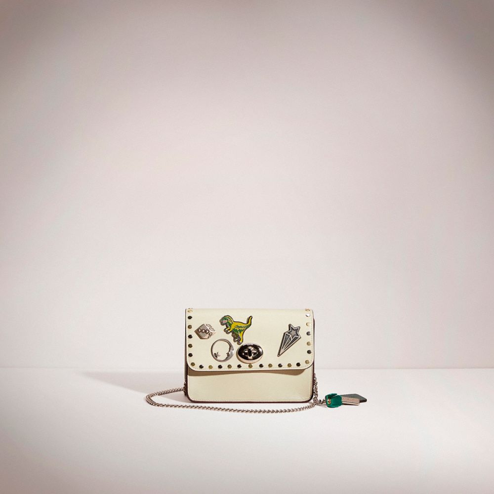 CF694 - Upcrafted Bowery Crossbody Silver/PALE GREEN