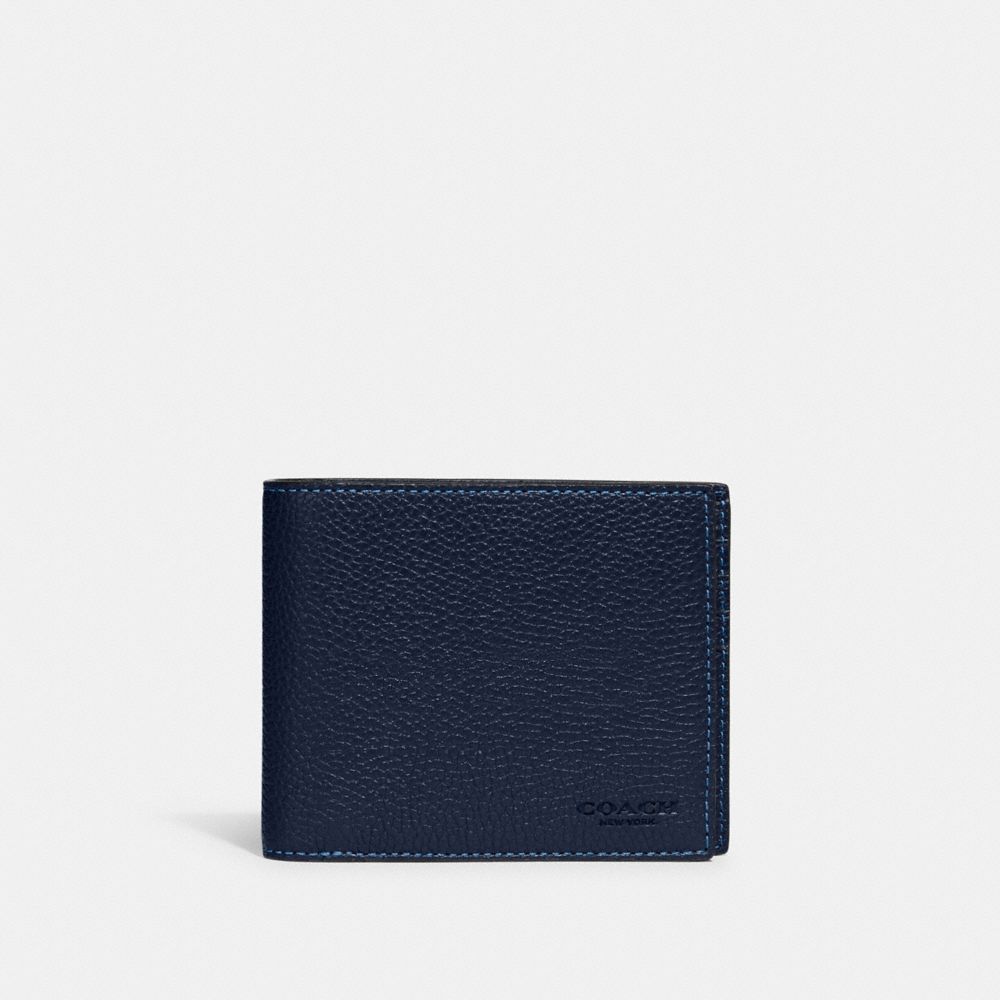 COACH CF878 3 In 1 Wallet Deep Blue