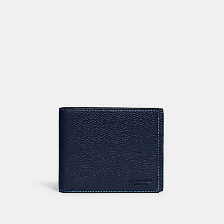 COACH CF878 3 In 1 Wallet Deep-Blue