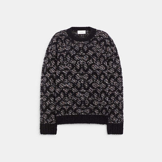 CF886 - Signature Crewneck Sweater Black/Brown