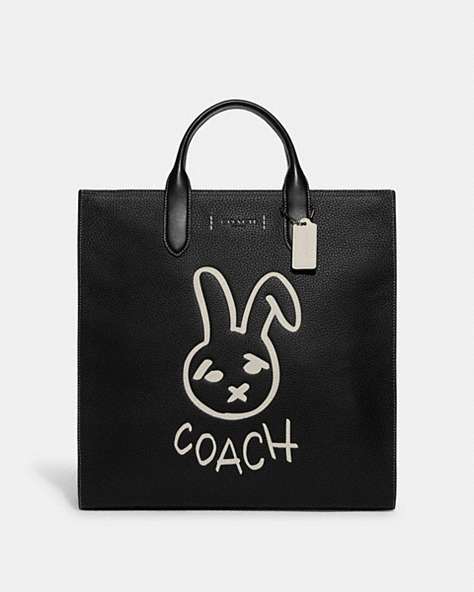 LUNAR NEW YEAR GOTHAM TALL TOTE WITH RABBIT