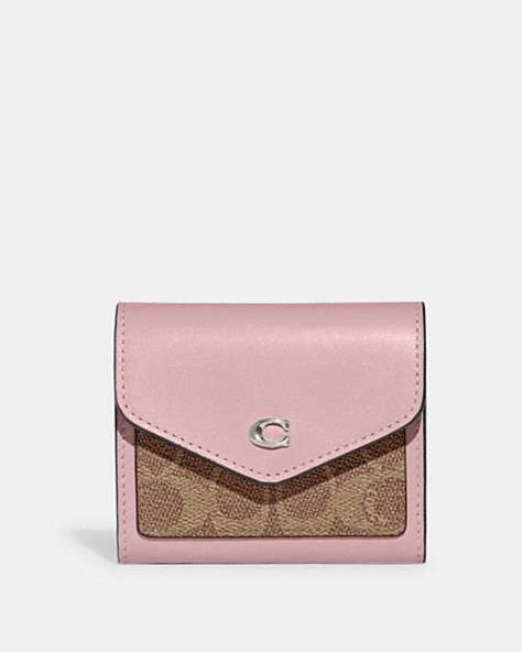LUNAR NEW YEAR WYN SMALL WALLET IN COLORBLOCK SIGNATURE CANVAS