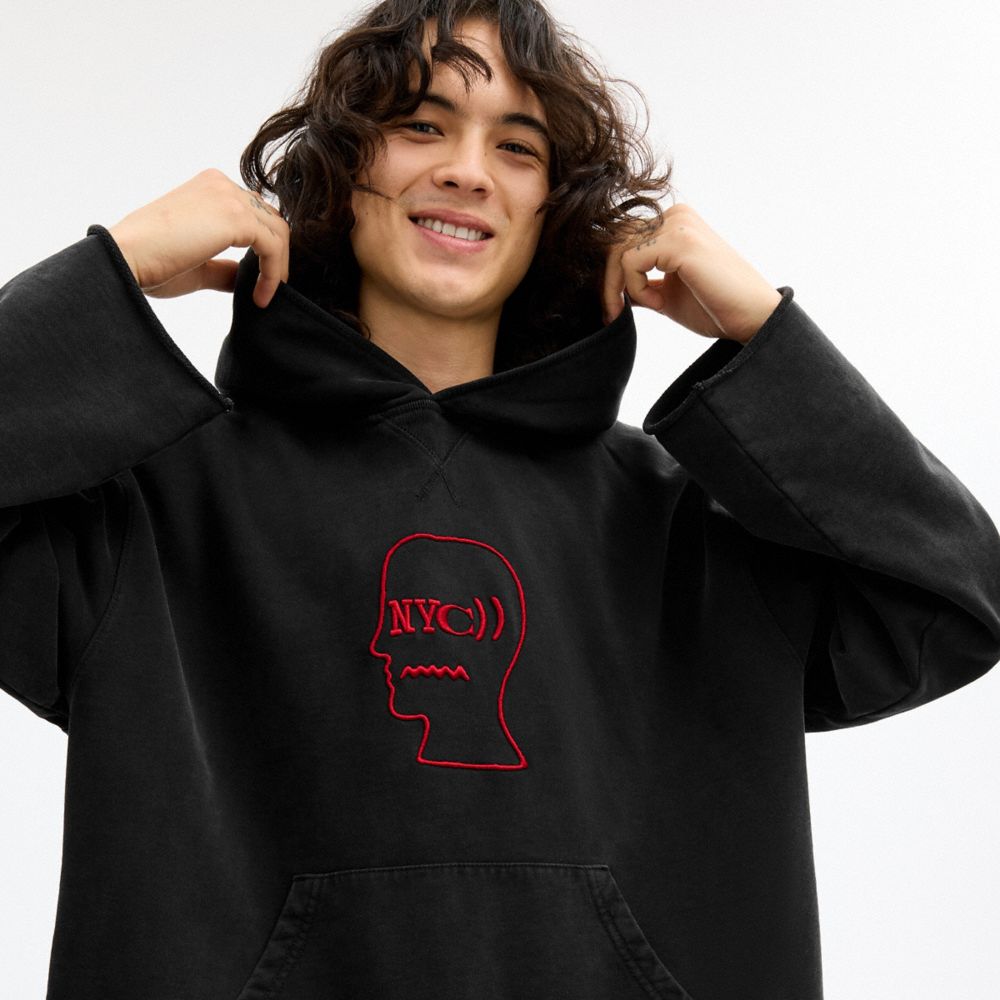 COACH | BRAIN DEAD 圖案連帽衫