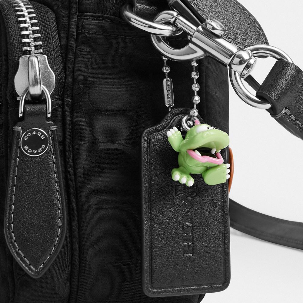 COACH | BRAIN DEAD DAKOTA CROSSBODY BAG IN SIGNATURE NYLON WITH PATCHES