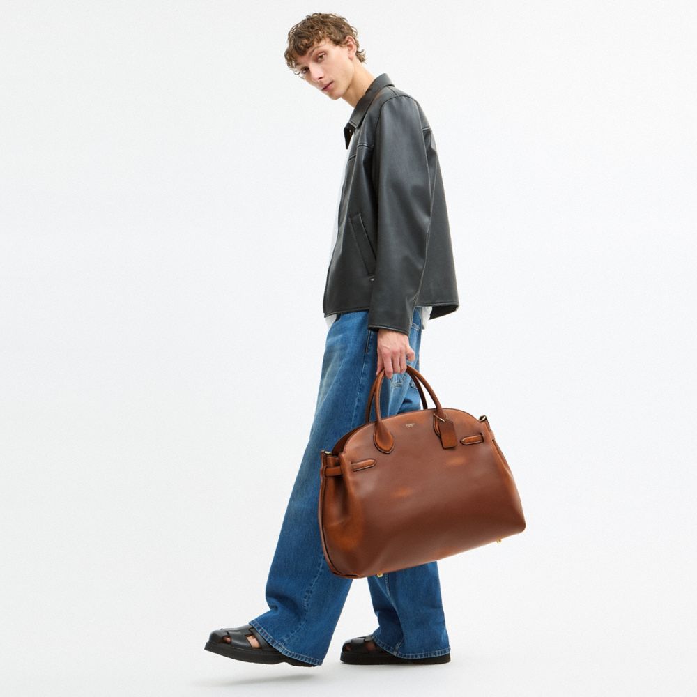 SOFT EMPIRE CARRYALL BAG 48 IN LOVED LEATHER