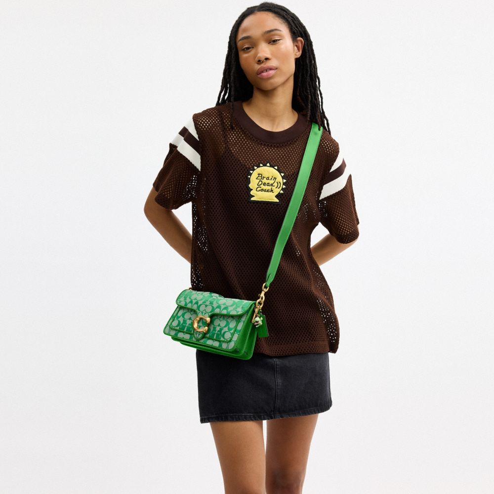 COACH | BRAIN DEAD SOFT TABBY SHOULDER BAG 26 IN SIGNATURE JACQUARD