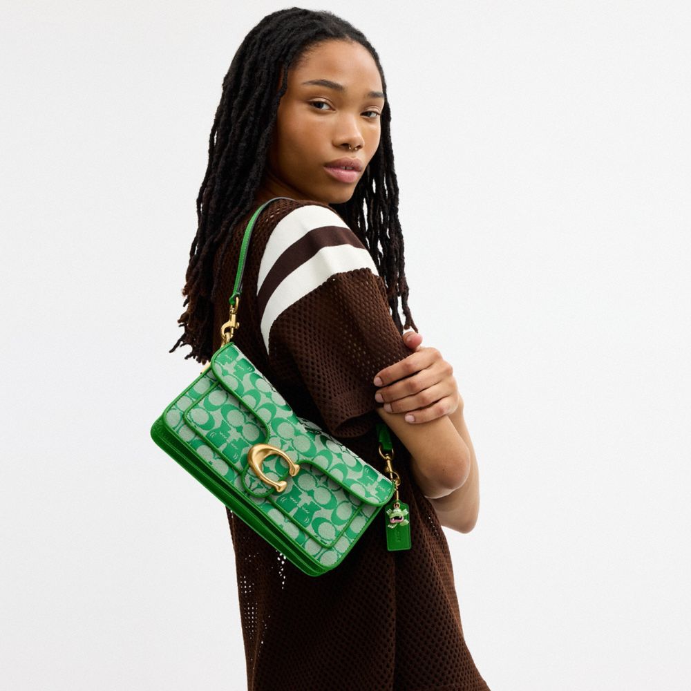 COACH | BRAIN DEAD SOFT TABBY SHOULDER BAG 26 IN SIGNATURE JACQUARD