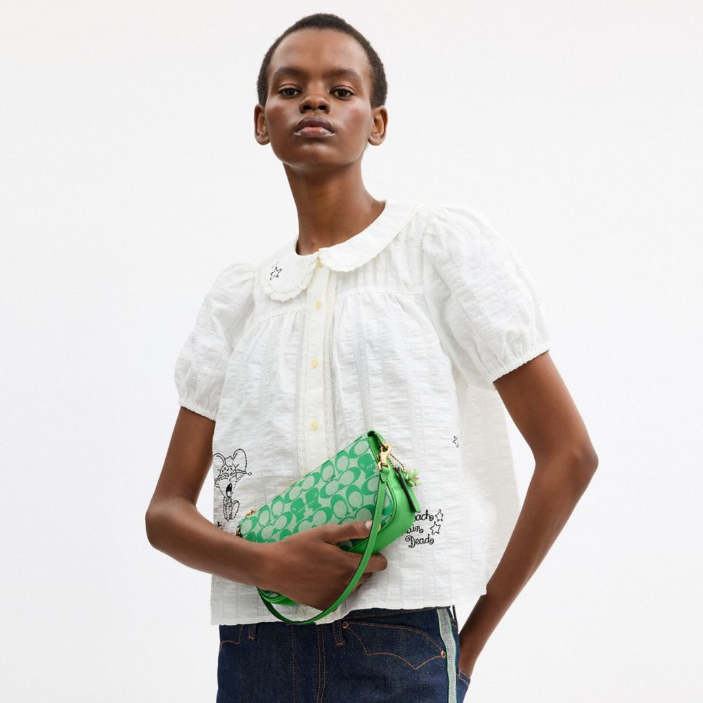 COACH | BRAIN DEAD PLAZA BAG IN SIGNATURE JACQUARD
