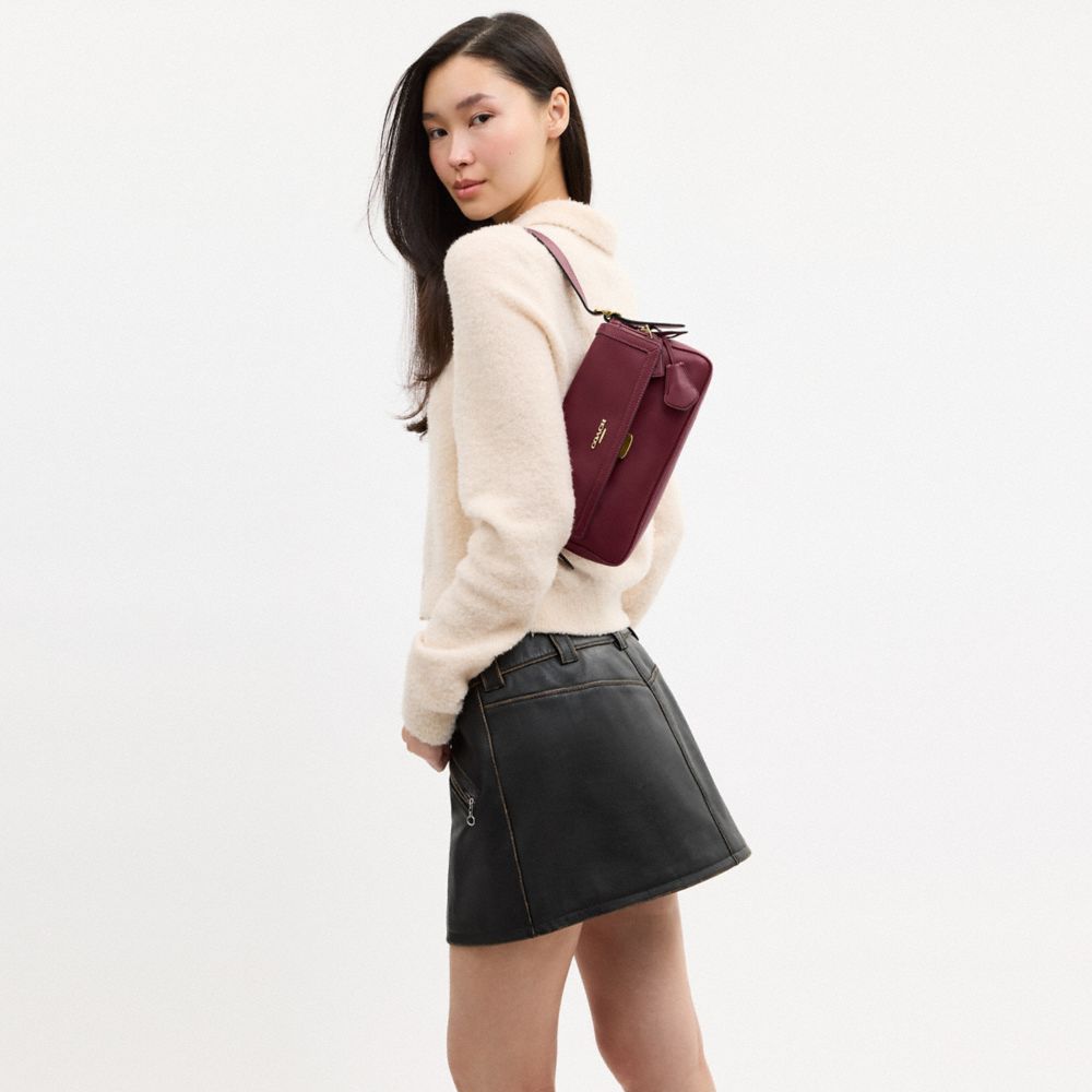 ETTA SMALL FLAP SHOULDER BAG