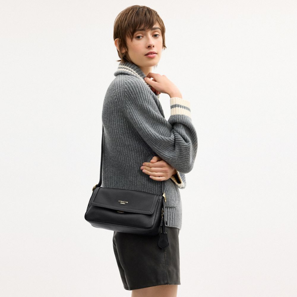 ETTA SMALL FLAP SHOULDER BAG
