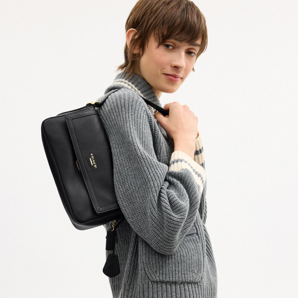 ETTA SMALL FLAP SHOULDER BAG