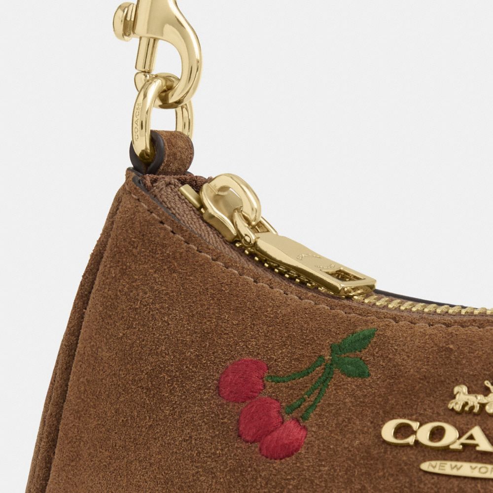 TERI MINI CROSSBODY BAG WITH CHERRY EMBROIDERY