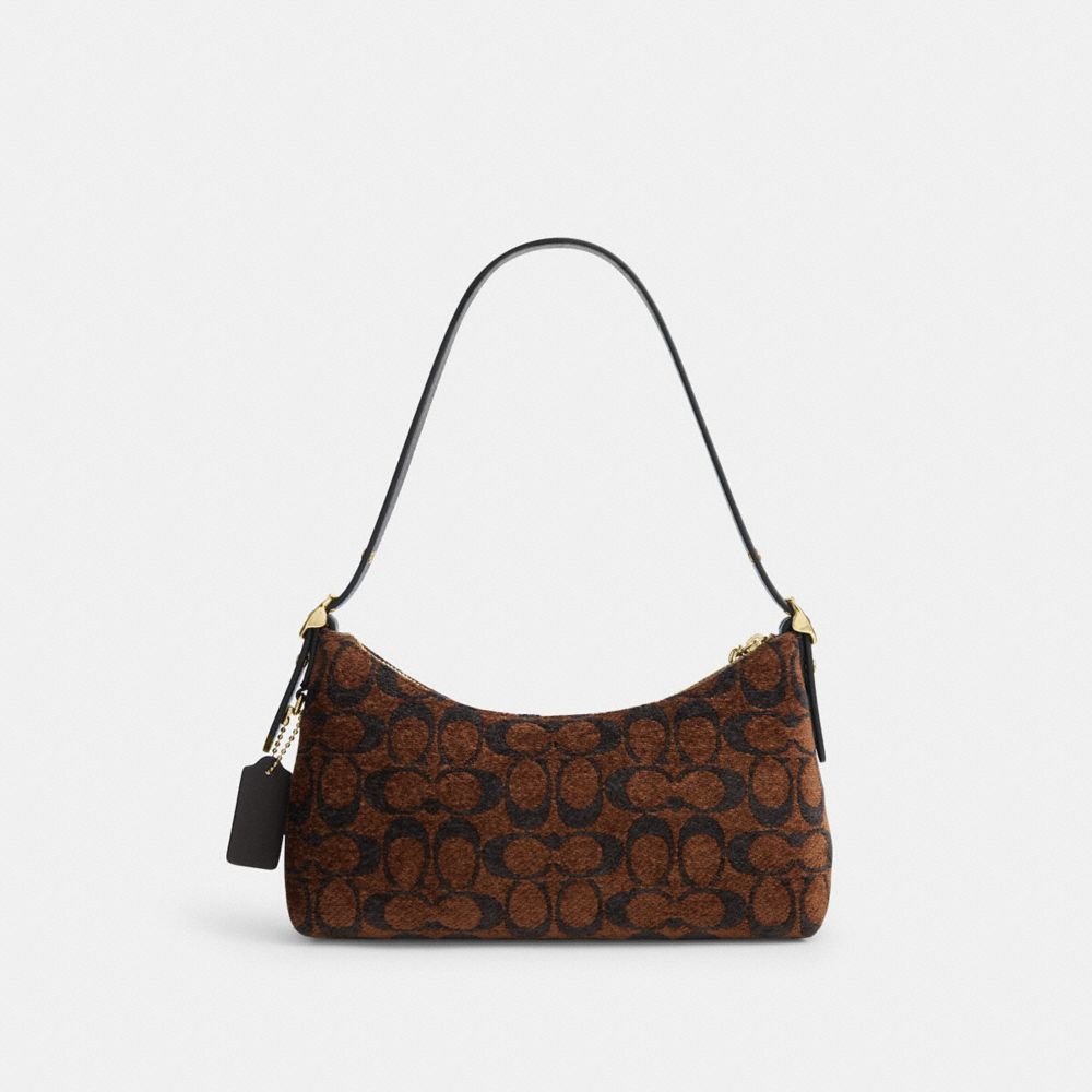 EMEILIA SHOULDER BAG IN SIGNATURE CHENILLE