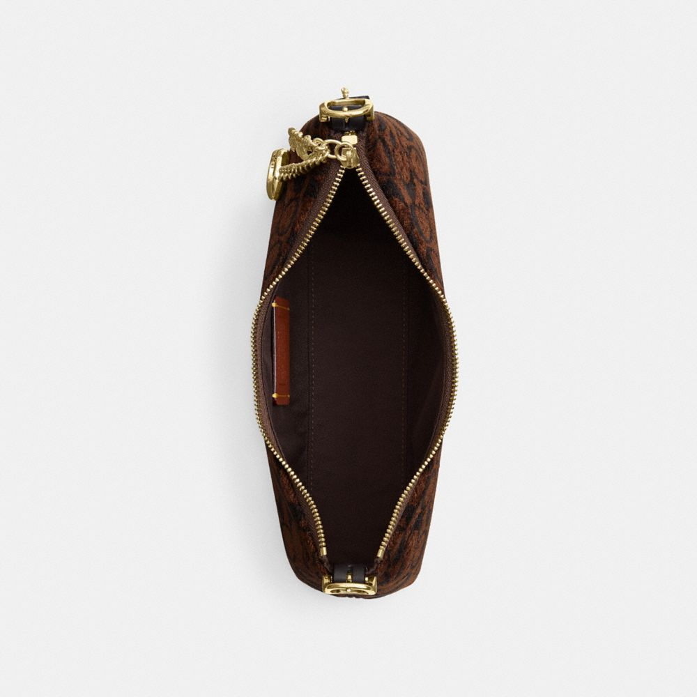 EMEILIA SHOULDER BAG IN SIGNATURE CHENILLE