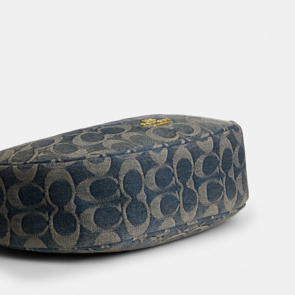 EMILY SHOULDER BAG IN SIGNATURE REGENERATIVE COTTON DENIM