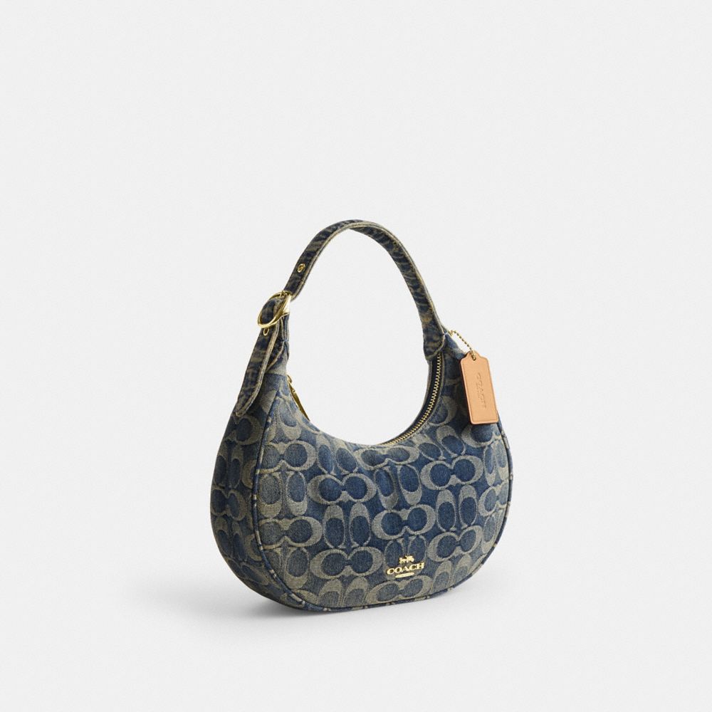 EMILY SHOULDER BAG IN SIGNATURE REGENERATIVE COTTON DENIM