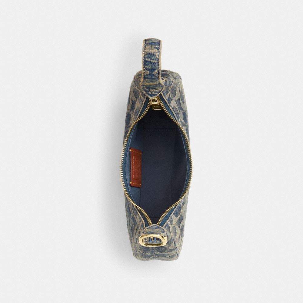 EMILY SHOULDER BAG IN SIGNATURE REGENERATIVE COTTON DENIM