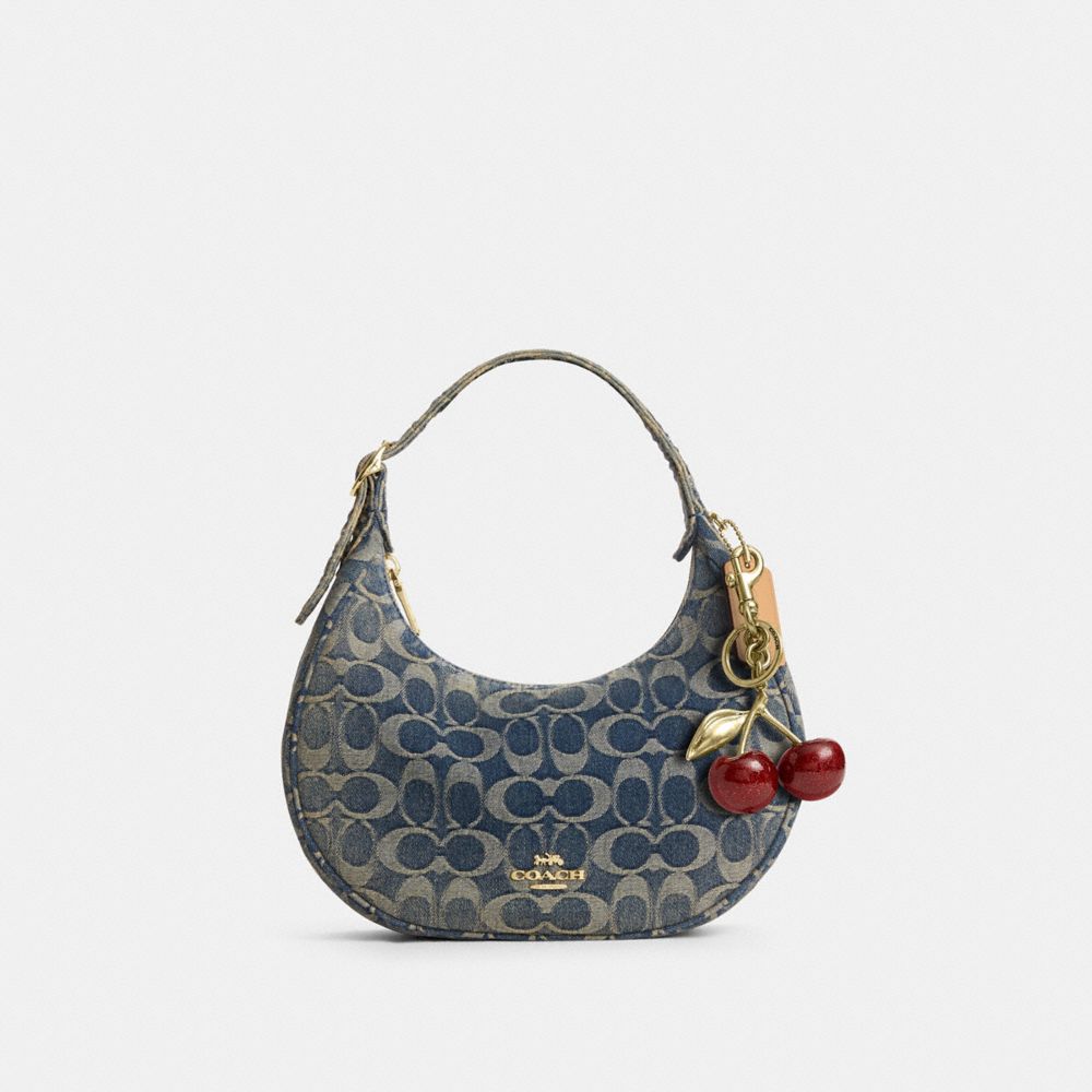 EMILY SHOULDER BAG IN SIGNATURE REGENERATIVE COTTON DENIM