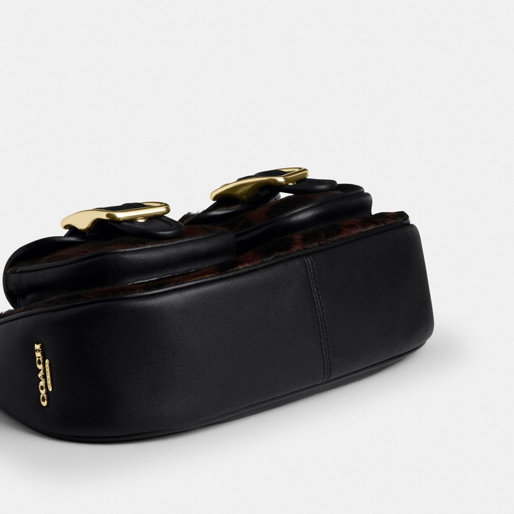 ASHTON BAG IN HAIRCALF WITH LEOPARD PRINT