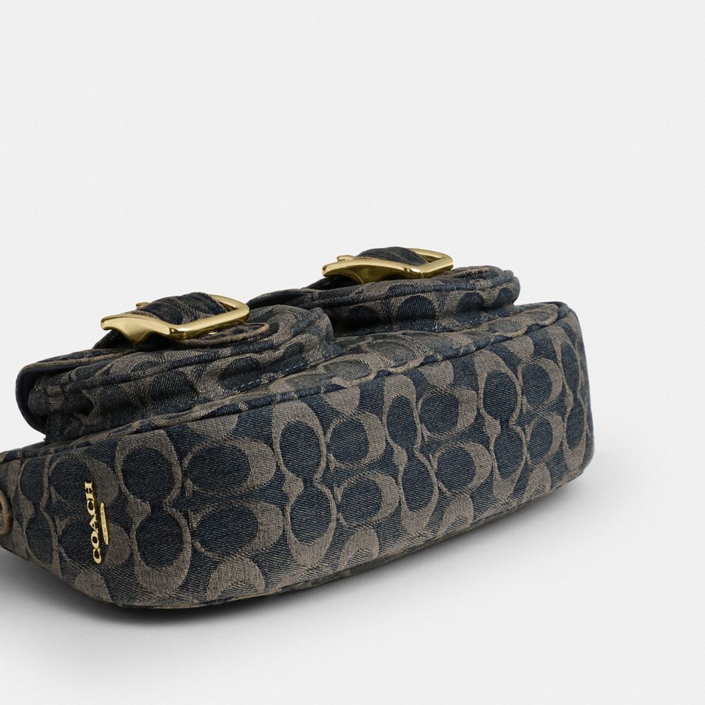 ASHTON BAG IN SIGNATURE REGENERATIVE COTTON DENIM